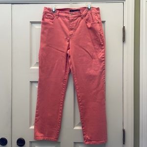 Like New Coral Gloria Vanderbilt Amanda Jeans 12
